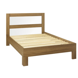 , Mono White, 4FT 6 Double Bedstead