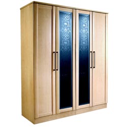 - Westbury 4 Door Wardrobe with Glass