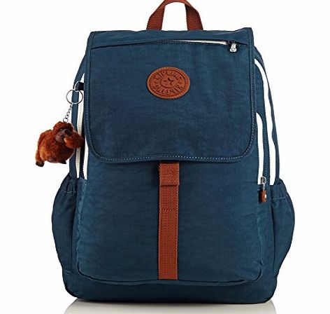 Kipling Casual Daypack Haruko 25 liters Blue (Canard Cognac) K1537779E