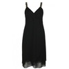 Farrah Tea Length Dress In Black