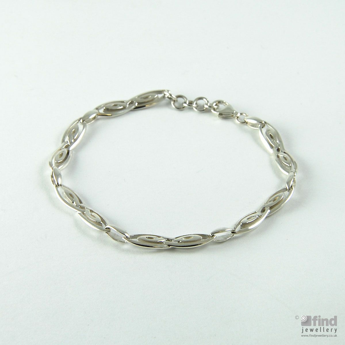 Dew Sterling Silver Celtic Bracelet