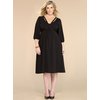 TAWNEY CRISS CROSS DRESS - BLACK