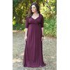 VERONICA MAXI DRESS in WINTERBERRY