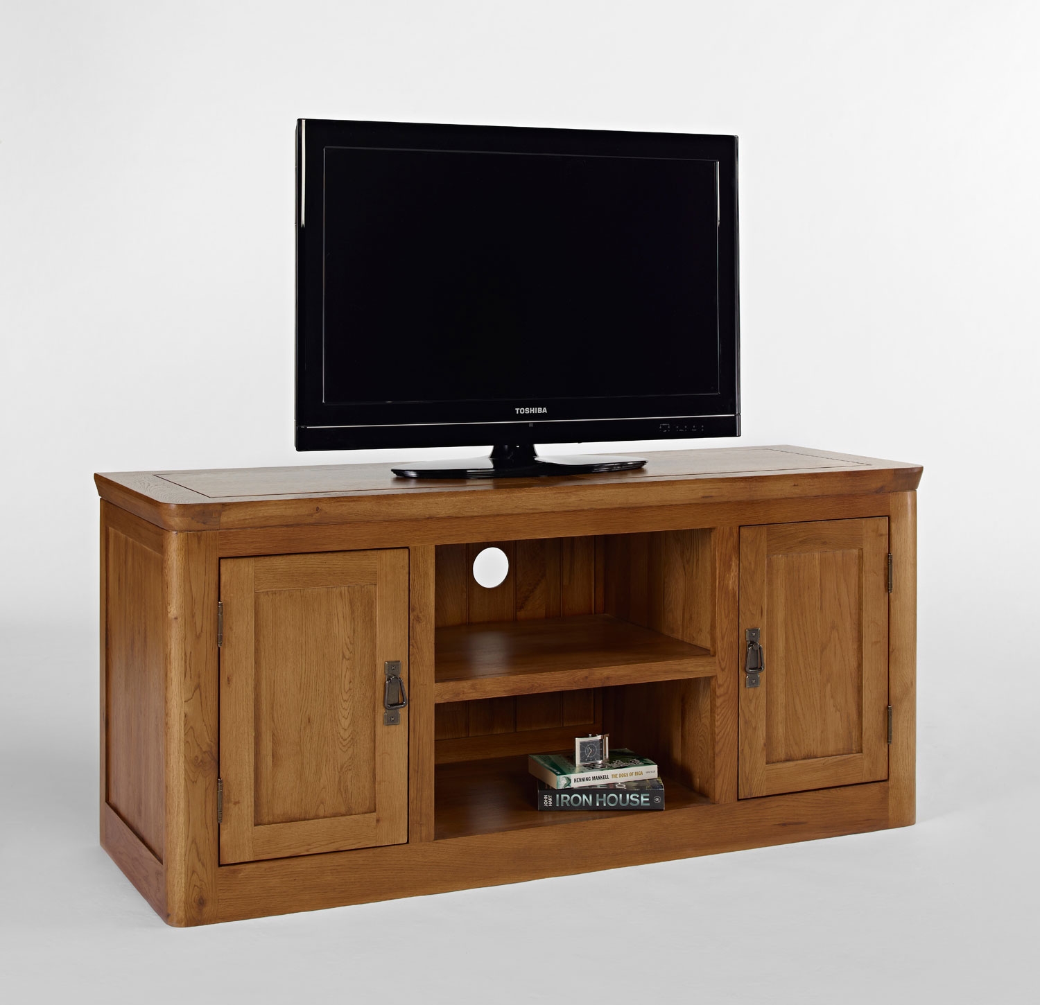 Oak Large TV Unit