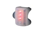 Gekko translucent white 3 led rear light