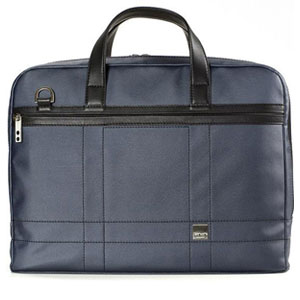 Tokyo 15` Slim Briefcase (Blue) The