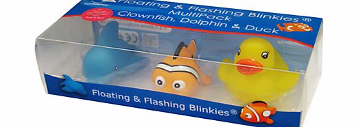 Konfidence Blinkies Swim Toys, Pack of 3