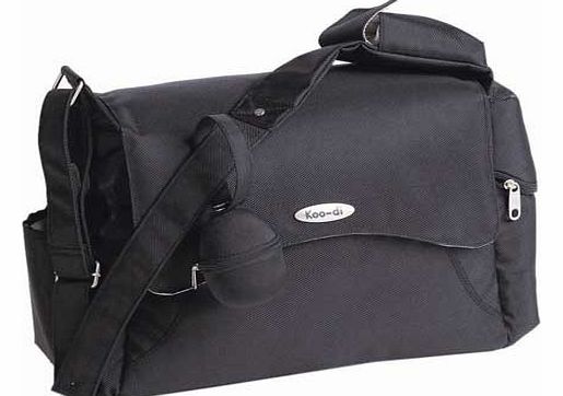 Messenger Baby Changing Bag - Black