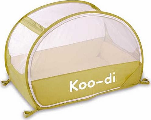 Pop Up Bubble Travel Cot - Lemon and Lime