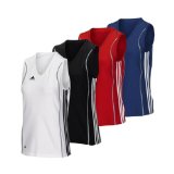 Adidas T8 Womens Clima Tank Shirt (Large Black/White)