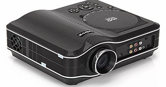 Multimedia LED Projector with Built-in DVD Player, USB port, TV and AV port DVD3880