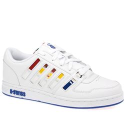 Male Zurich Se Leather Upper Fashion Trainers in White