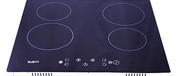 KCH2000 Ceramic Electric Kitchen Hob, 60 cm, Black