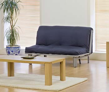 Seth 2 Seater Futon in Navy