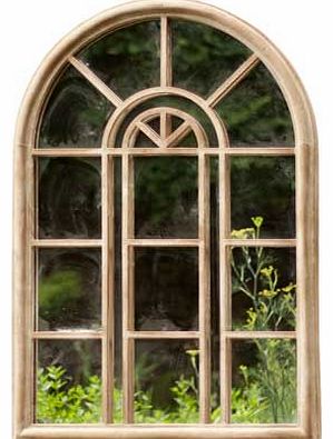 Metal Garden Wall Mirror - Arch