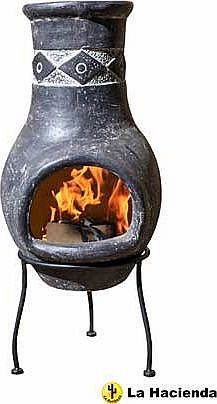 Small Clay Chimenea