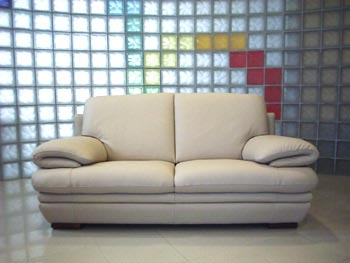 Met940 Leather 2 Seater Sofa