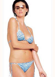 Animal Print Ghepardo triangle bikini set