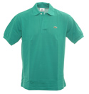 Aloe Vera Green Pique Polo Shirt