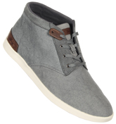 Lacoste Fairbrooke Grey Canvas Mid Court Shoe