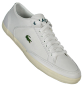 Lacoste Haneda White Leather Plimsolls