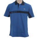 Royal Blue and Black Polo Shirt