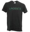Sport Black T-Shirt with Green Logo