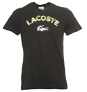 Sport Black T-Shirt with Velour Logo