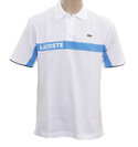 White and Sky Blue Polo Shirt