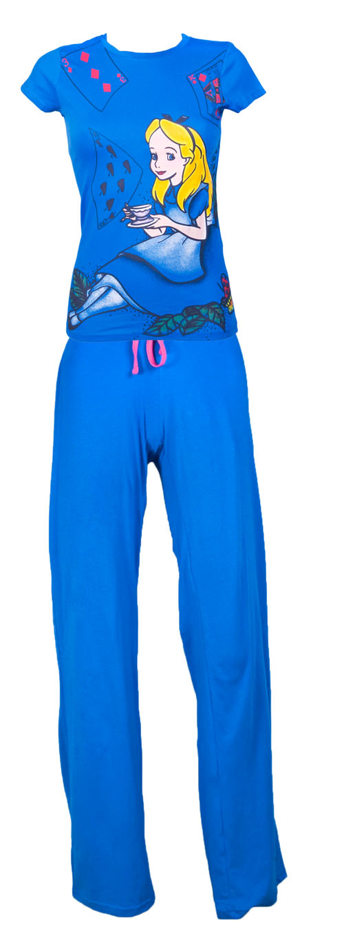 Alice in Wonderland Long PJ Set