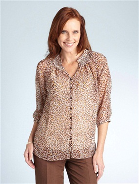 Animal Print Blouse