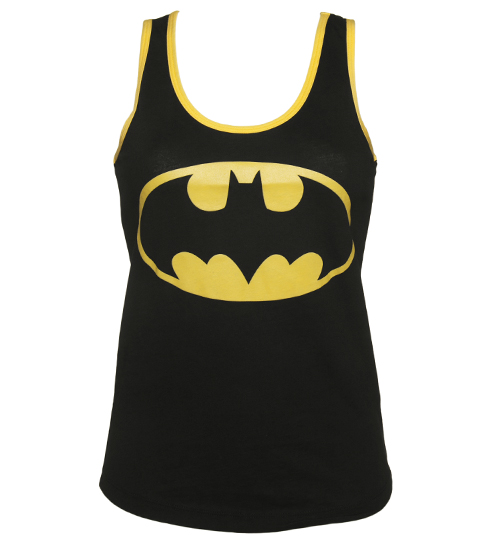 Black Batman Classic Logo Vest