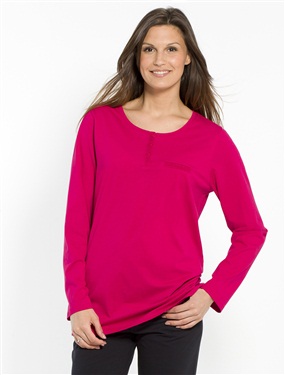 Long-Sleeved T-Shirt Style Nightshirt