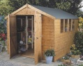 LAI groundsman apex shed (double doors)