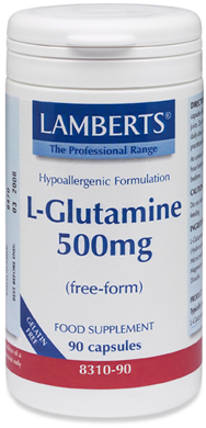 L-Glutamine 500mg 90 capsules