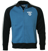 Blue and Black Full Zip Sweatshirt