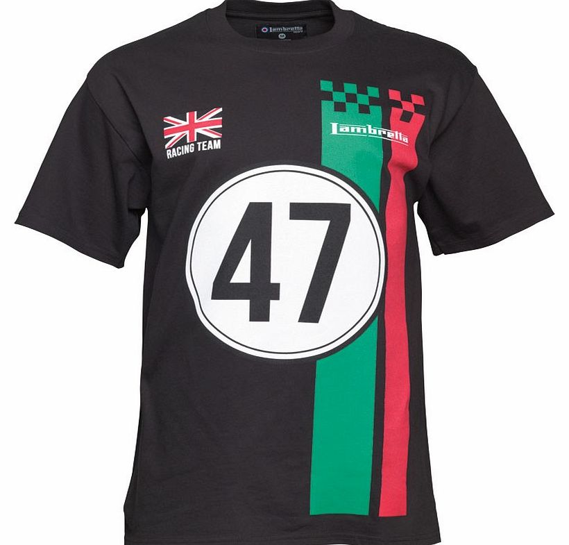 Mens Racing Team T-Shirt Black