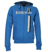 Royal Blue Full Zip Hooded Sweatshirt