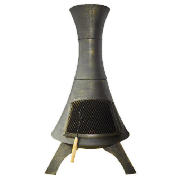 Contemporary Large Cast Iron Chimenea