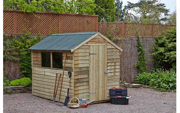 Onduline Overlap Apex Shed 6 x 8ft