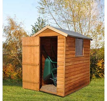 Premium Overlap Apex Shed 6 x 4ft