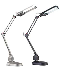 Silver Energy Saving Desk Lamp