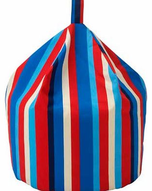 Stripey Beanbag - Blue