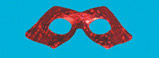 laser eyemask, red