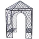 Lattice Top Square Gazebo with Seats