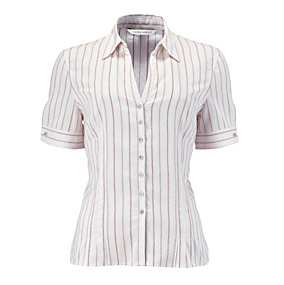 SHORT SLEEVE STRIPE SHIRT