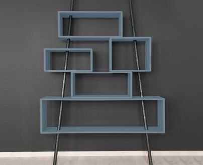 Laurette Bookcase la folie dark grey Dark grey `One size