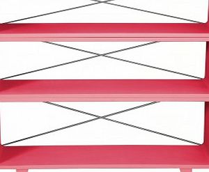 Laurette Millefeuille Bookcase - Bubblegum `One size