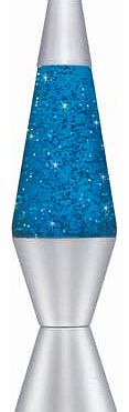 14.5in Classic Blue Glitter Lavalamp