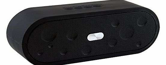  New Bluetooth Speaker for Apple iPad 4 wifi Verizon Portable Water Resistant Mini Wireless Music System Built-in Microphone Hand-free Wireless Speaker (Black)